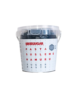 Şeker Sugar Şeker Hamuru Pasta Süsleme Hamuru 500 Gr   Siyah