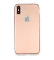 iPhone X Kılıf First Silikon - Rose Gold