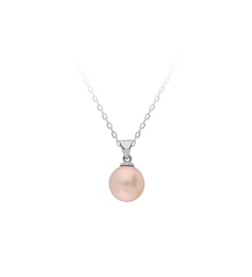Modern Pembe İnci Kolye 0745P0002
