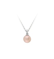 Modern Pembe İnci Kolye 0745P0002