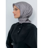 Armine Saf İpek Sura Eşarp-2026 İlkbahar-Yaz- 950200D (Gri)