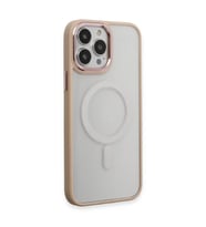 Northcity iPhone 15 Pro Max Silikon Kılıf Pudra - Room Magneticsafe ve Şarj Olabilir