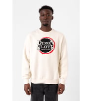 Demon Slayer Anime Squad Demon Slayer Kimetsu No Yaiba Ekru Erkek 2ip Sweatshirt