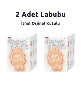 Lisanslı 2 Adet Labubu Peluş Askılı Anahtarlık 15 Cm İthal Orjinal Kutulu Sürpriz Biginto Energy Serisi