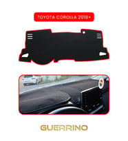 TOYOTA Corolla  (2018+)TORPİDO KORUMA HALISI KIRMIZI KENAR