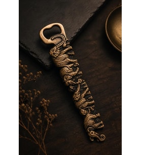 Açacak Metal Fil Desenli Şişe Açacağı 21,5 cm Dekoratif