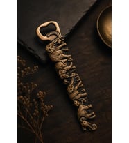 Açacak Metal Fil Desenli Şişe Açacağı 21,5 cm Dekoratif