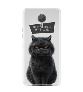 GM5 Plus Kılıf HD Resim Baskılı Don't Touch Cat StKd -011