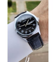 Casio CSISTE8 Kasası Gümüş Kordonu Siyah Renk Hediye Paketli Erkek Kol Saati