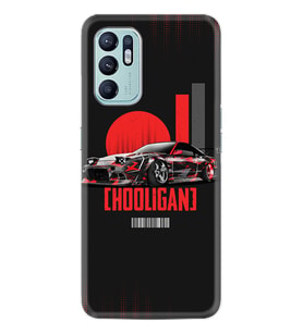 Oppo Reno 6 Kılıf Silikon Desen Özel Seri Hooligan 1636
