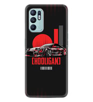 Oppo Reno 6 Kılıf Silikon Desen Özel Seri Hooligan 1636