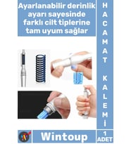 #HacamatKalemi Profesyonel Uçlu Çelik Mekanizmalı Set 3 İğneli Hacamat kalemi 100 Adet İğne Hediyeli