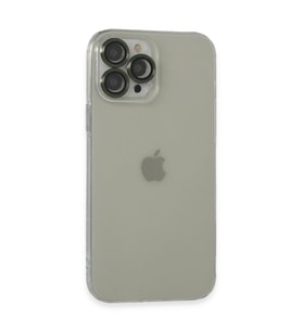 Apple İphone 13 Pro Max Kılıf Luko Lens Silikon - Yeşil