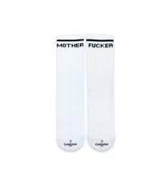 Mother F.cker Desenli Spor Çorap