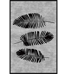 Eliana Home Baskılı, Yıkanabilir Kaymaz Taban Salon Halısı LNA1861-SM185 100x150 cm (Gri)