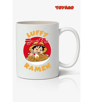 Monkey D. Luffy One Piece Anime Temalı Beyaz Kupa Bardak Arkadaşa Sevgiliye Hediye
