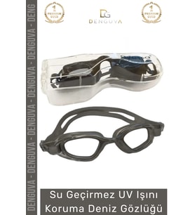 Premium Ayarlanabilir Kayış Su Geçirmez Uv Işını Koruma Silikon Plastik Antifog Kutulu Deniz Gözlüğü