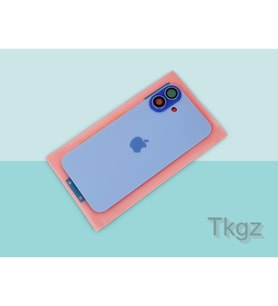 İphone 16 Arka Pil Batarya Kapağı Kapak ( Full Kamera Lensli ) MAVİ