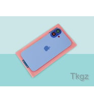 İphone 16 Arka Pil Batarya Kapağı Kapak ( Full Kamera Lensli ) MAVİ