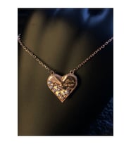Love Forever Yazılı Kalp Model Roze Renk 925 Ayar Gümüş Sevgiliye - Eşe - Anneye Hediye Kolye