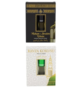 Makamı İbrahim Kokusu Ve Medine Ravza Kokusu Alkolsüz Esans 3ml