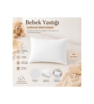 Bebek yastık içi dolgulu boncuk silikon 35x45