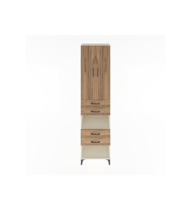 Hyperion Dolap 4 Raflı 4 Çekmeceli 2 Kapaklı 60x44x243 Aytaşı-Çam