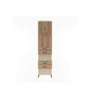 Hyperion Dolap 4 Raflı 4 Çekmeceli 2 Kapaklı 60x44x243 Aytaşı-Çam
