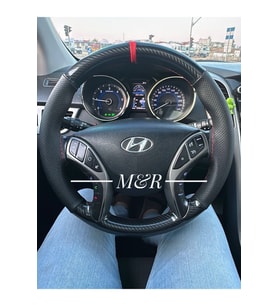 Kristal Karbon Nokta Deri Direksiyon Simit Kılıf(Tüm Araç Modellere Dikilir ford hyundai renaultvb.)