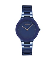 Obaku Denmark V290LXLLSL Çelik Safir Kristal Lacivert 32 mm Kadın Kol Saati 