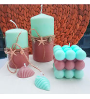 Deniz Temalı Soya Mumu Set