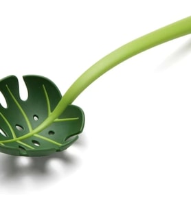 Yaprak Kepçe,Jungle Servis Kaşığı, Jungle Spoon Mutfak Kaşığı, Yaprak Servis Kaşığı,-