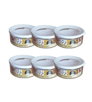 Favilla Yuvarlak Contalı Erzak Saklama Kabı 425 ml 6 lı Set