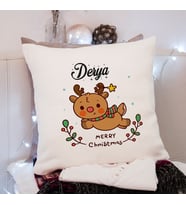 Mutlu Yıllar & Merry Christmas & Yılbaşı Tasarımlı Yastık Kişiye Özel