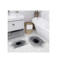 Eliana Home Baskılı 2'li Banyo Paspas Takımı RVG5154