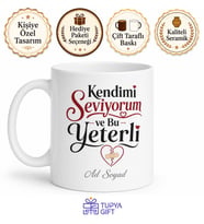 Anti Sevgililer Günü Kendini Sev Kupa Yalnızlara Özel Hediye Bardak