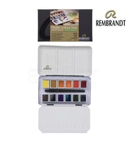 Rembrandt Sulu Boya Seti 12 Renk + Fırça Landscape Selection