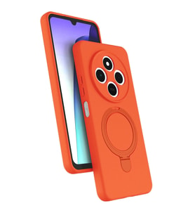 Xiaomi Redmi 14c Regal Magsafe Standlı Kapak - Turuncu