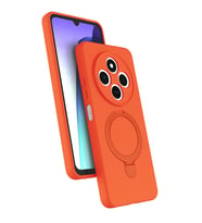 Xiaomi Redmi 14c Regal Magsafe Standlı Kapak - Turuncu