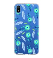 PrintiFy Xiaomi Redmi 7A ile Uyumlu 1mm Slim Fit Nazar Boncuğu 3 Baskılı Şeffaf  Kılıf