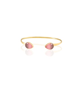 Kadir Jewellery 22 Ayar Altın Kaplama El İşçiliği Zirkon Taşlı Kadın Charm Bileklik