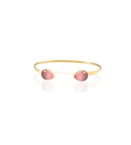 Kadir Jewellery 22 Ayar Altın Kaplama El İşçiliği Zirkon Taşlı Kadın Charm Bileklik