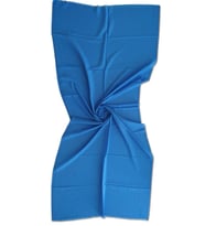 Şal, Baş Örtüsü, Çok Amaçlı Örtü, 70x180cm, Polyester (Mavi)
