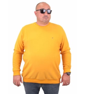 Starbattal Büyük Beden Selanik Classic Sweat 23200 HARDAL