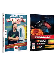 Yargı Yayınları Tüm Adaylar İçin Hocam Ben Matematikte Sıfırım ve Hız Renk Paragraf Soru Bankası Seti 2 Kitap