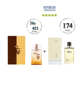 No: 451 + 174 Unisex / Kadın Parfüm Edp 50 ml Fresh / Floral - Mnms451174 (Standart)