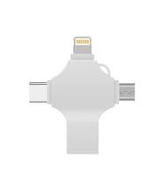 Otg 4in1 Cep Telefonu Çok Fonksiyonlu Usb Flash Bellek 128 Gb Type-c, Micro Sd Ve Kart Okuyucu