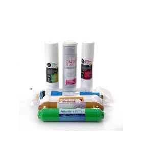 Su Arıtma Filtresi 7 Li Mineral Alkalin Filtre Seti
