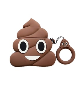 BİPOWER AIRPODS 1-2 KILIF POO KAHVERENGİ