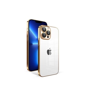 Apple iPhone 12 Pro Uyumlu Kılıf Kamera Korumalı Renkli Çerçeveli Zore Garaj Kapak